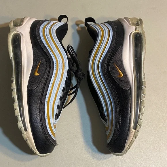 Nike Women's Sneakers - Black, White, Gold - Picture 3 of 5